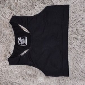 Black new balance sport bra